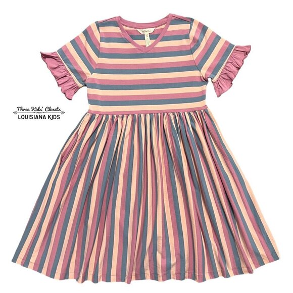 Matilda Jane 12Y Just Imagine Emery Multi-Striped Dress
